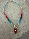 Rainbow Heart Necklace