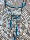 Teal Pearl Wrap Necklace