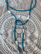 Teal Pearl Wrap Necklace